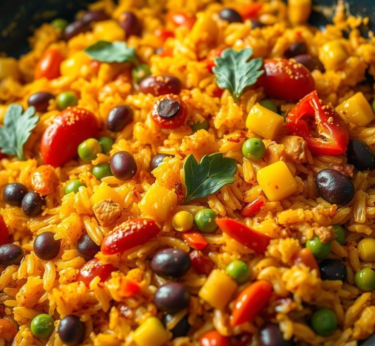 Bean and Rice Paella