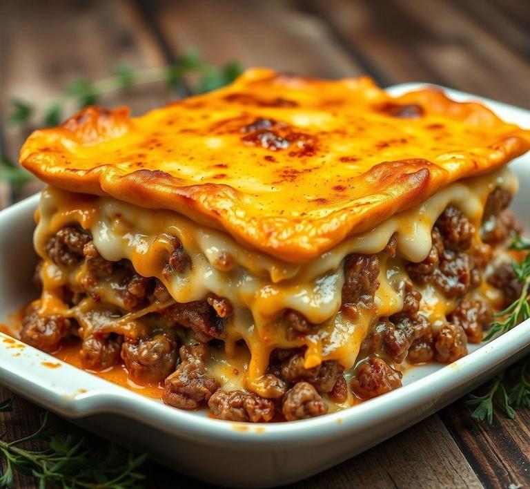 Beef and Cheese Casserole