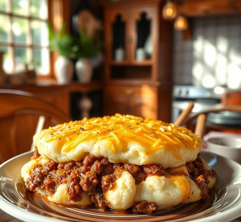 Beef Stroganoff Shepherd's Pie