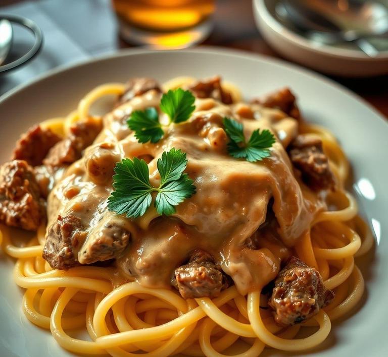 Beef Stroganoff