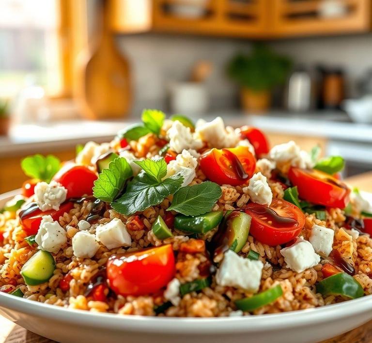 Brown Rice Rice Salad