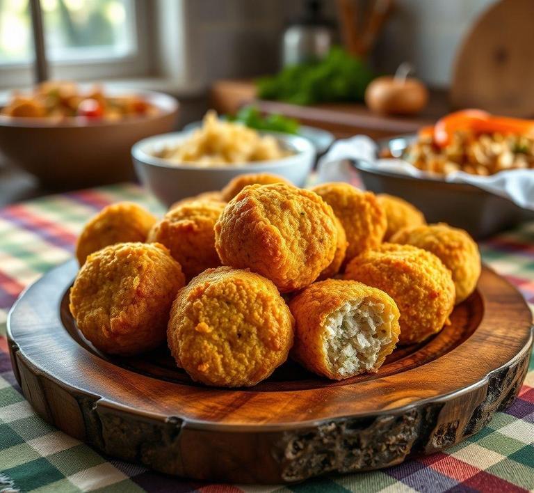 Chicken and Rice Casserole Croquettes