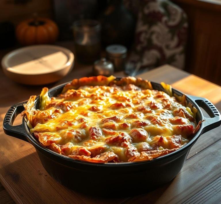 Corned Beef and Cabbage Cabbage Casserole