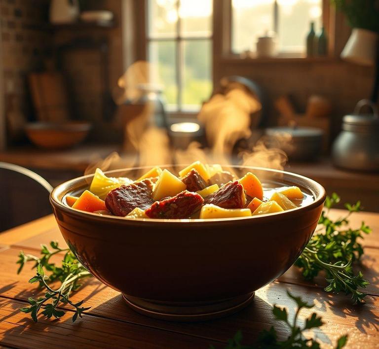 Corned Beef and Cabbage Soup