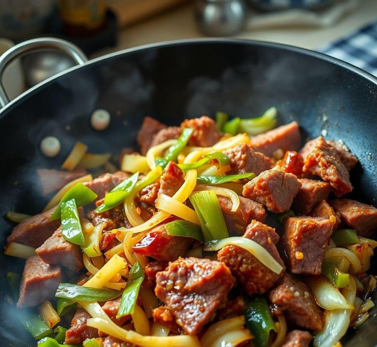 Corned Beef and Cabbage Stir Fry