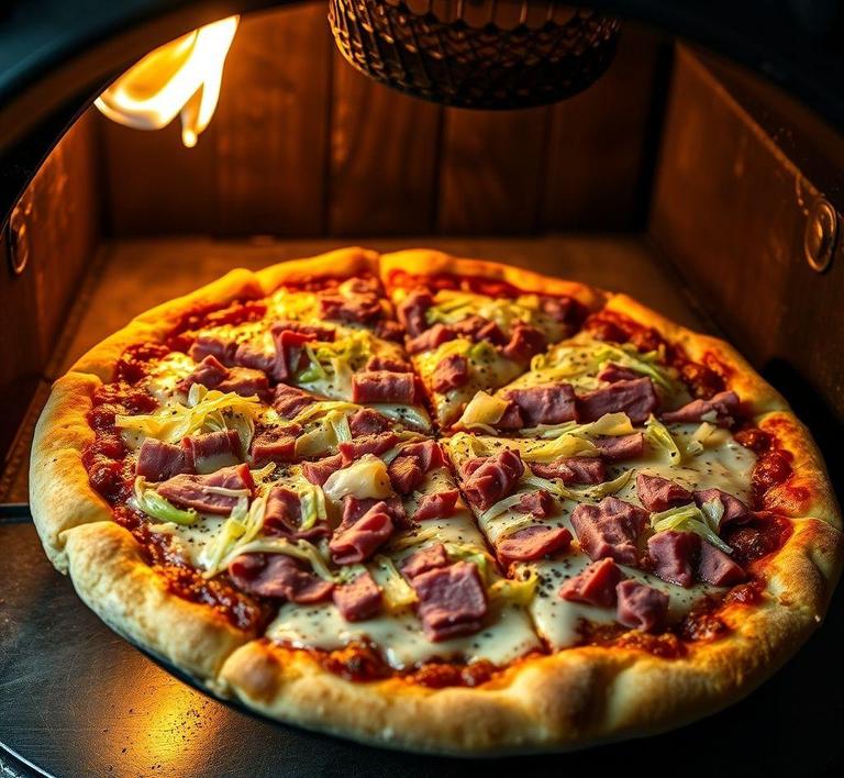 Corned Beef Pizza