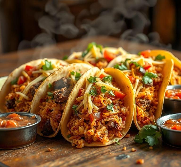 Mexican Rice Tacos