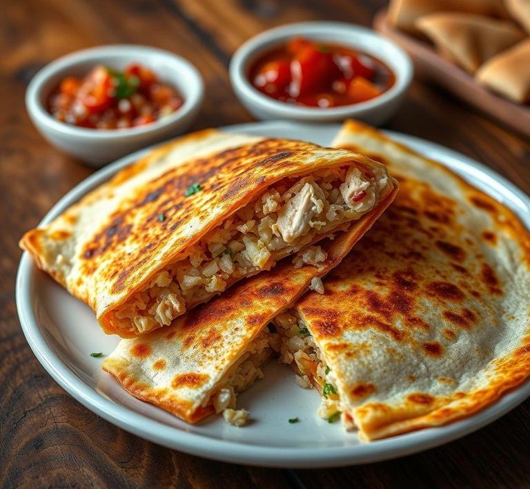 Pilaf Quesadillas