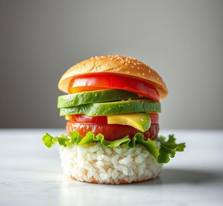 Sushi Rice Burgers