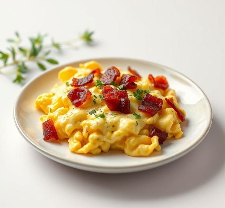 Bacon-Infused Scrambled Eggs