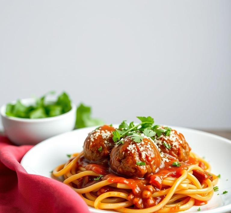 BBQ Meatball Pasta