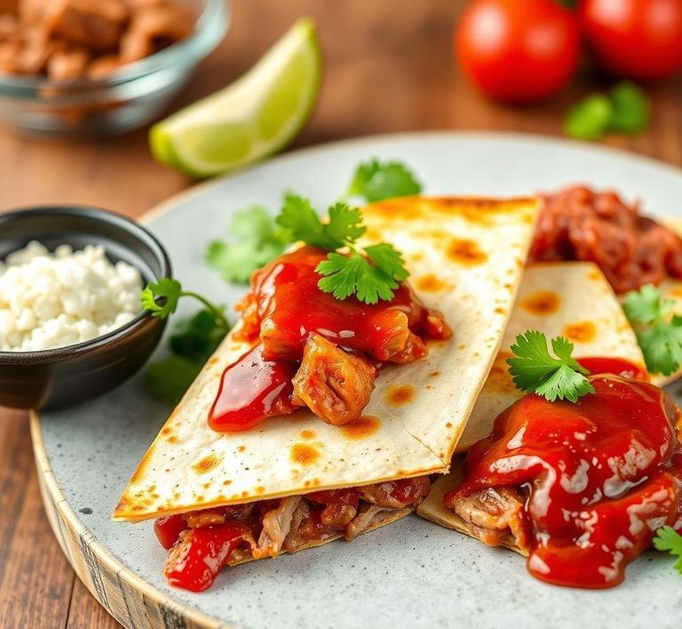 BBQ Pork Quesadillas