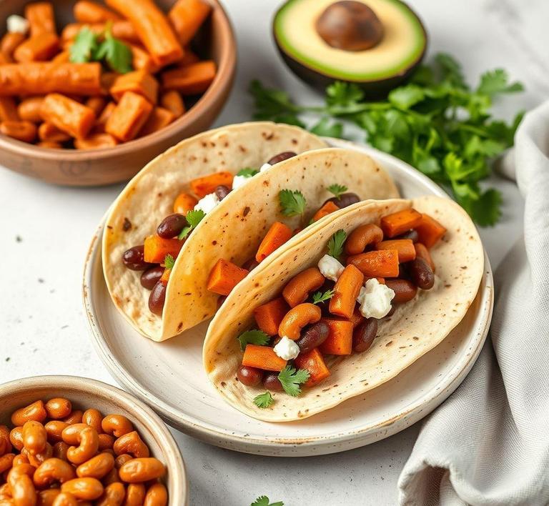 Bean and Sweet Potato Tacos