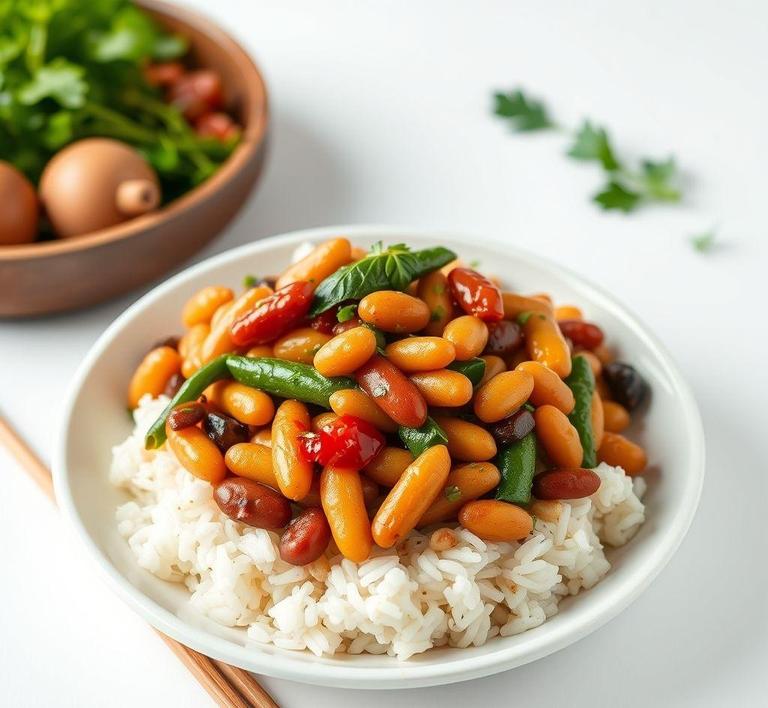 Bean and Vegetable Stir-Fry