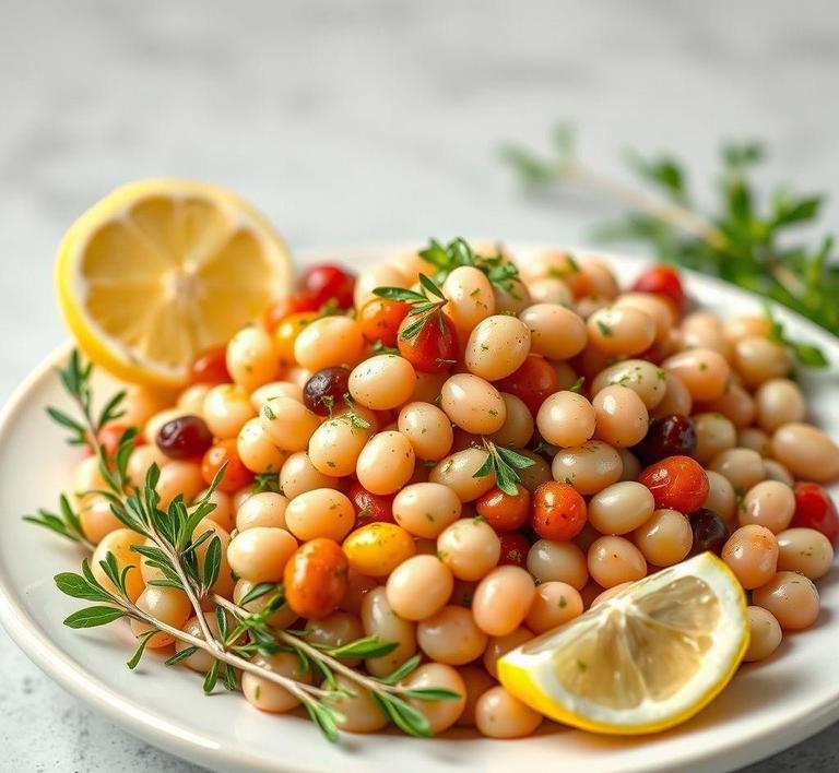 Bean Salad with Lemon and Herbs