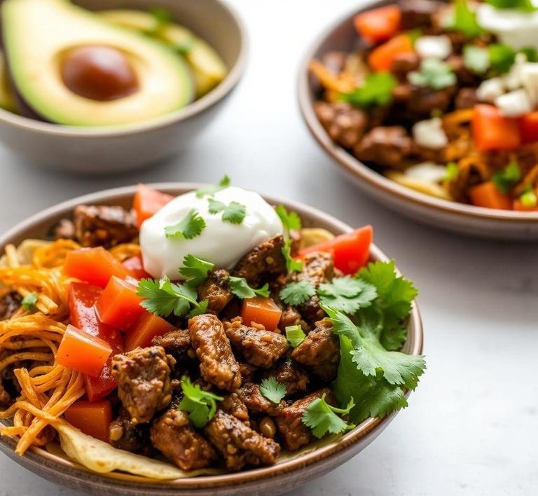 Beef Fajita Burrito Bowls