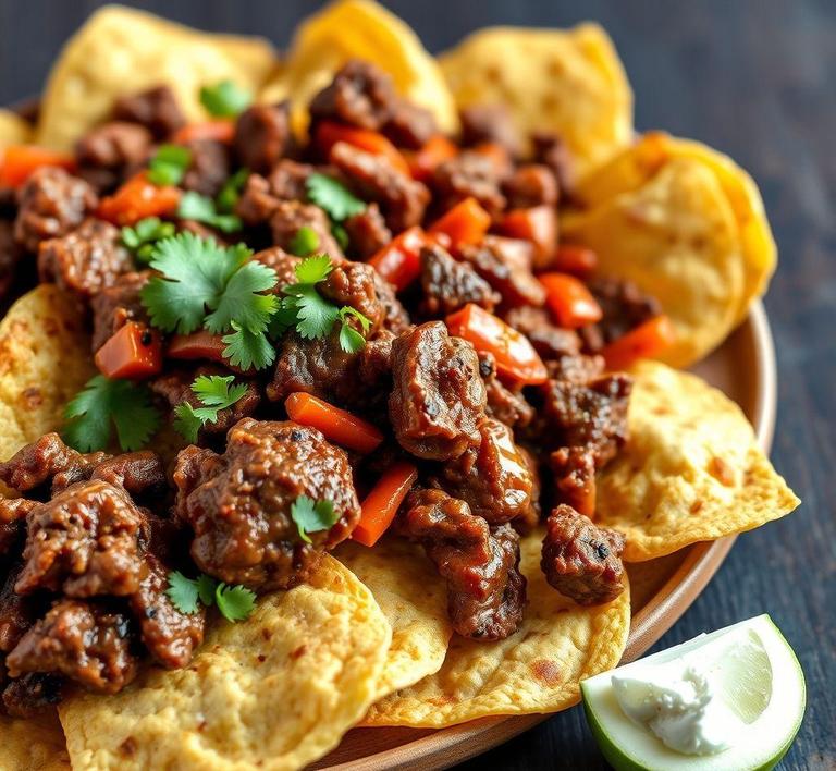 Beef Fajita Nachos