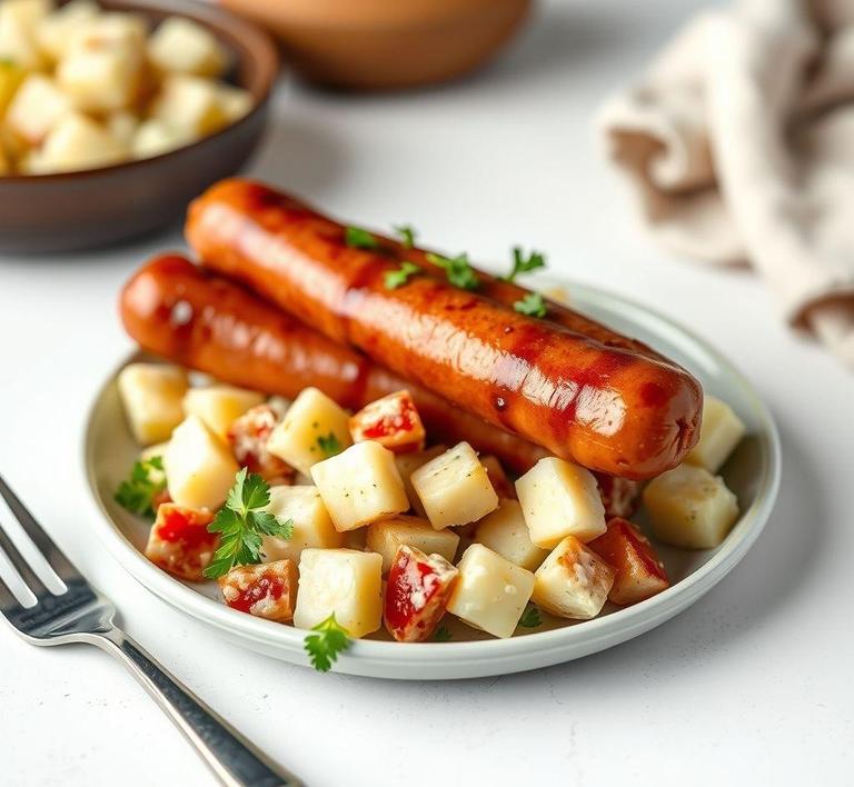 Bratwurst and Potato Salad