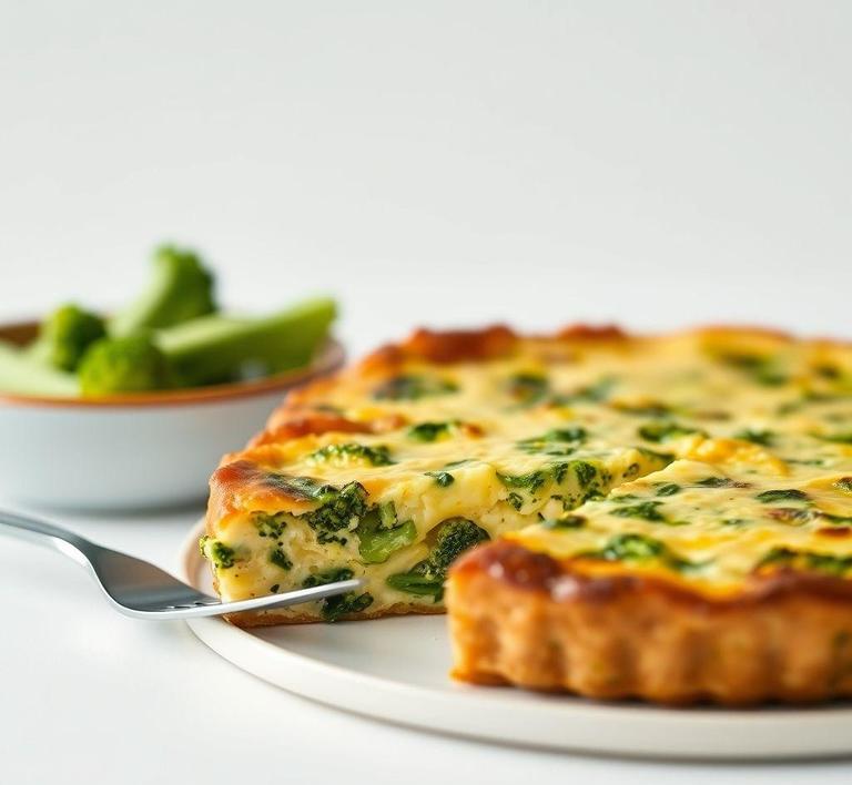 Broccoli and Cheddar Frittata