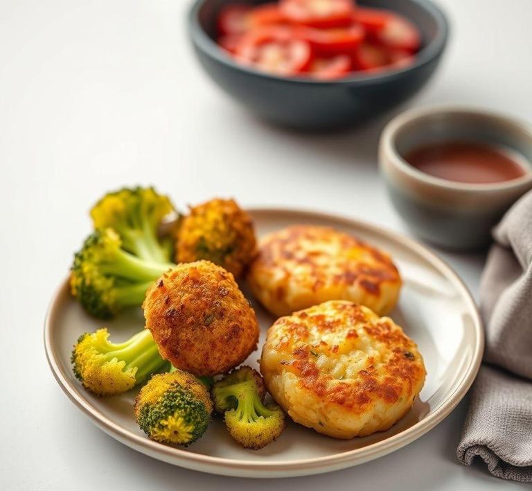 Broccoli and Potato Patties