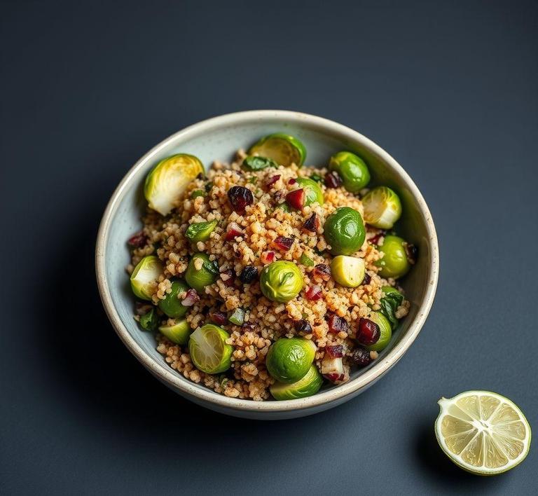 Brussel Sprout and Quinoa Salad