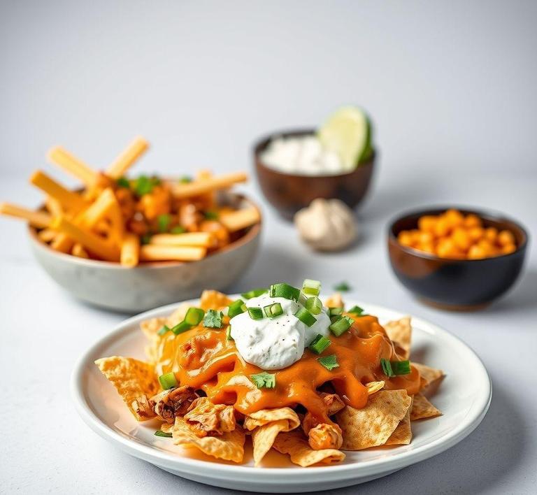 Buffalo Chicken Nachos