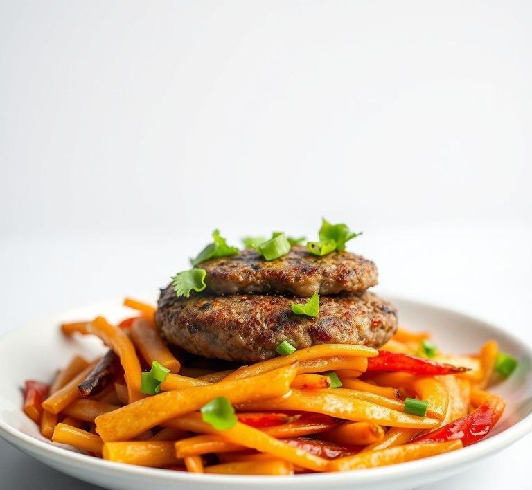 Burger Stir-fry