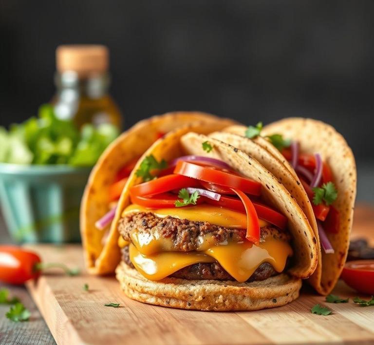 Burger Tacos