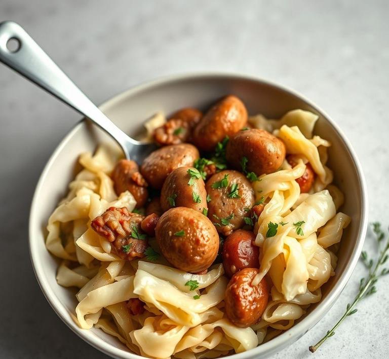 Cabbage and Sausage Skillet