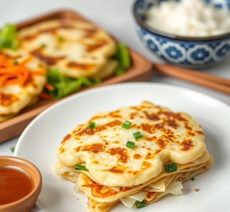 Cabbage Pancakes (Okonomiyaki Style)