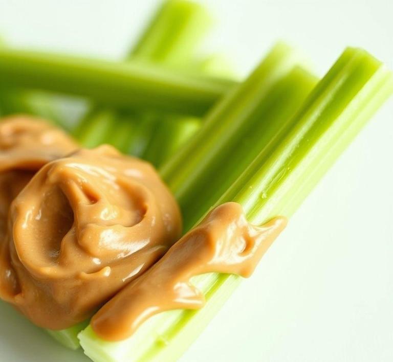 Celery and Peanut Butter Snack