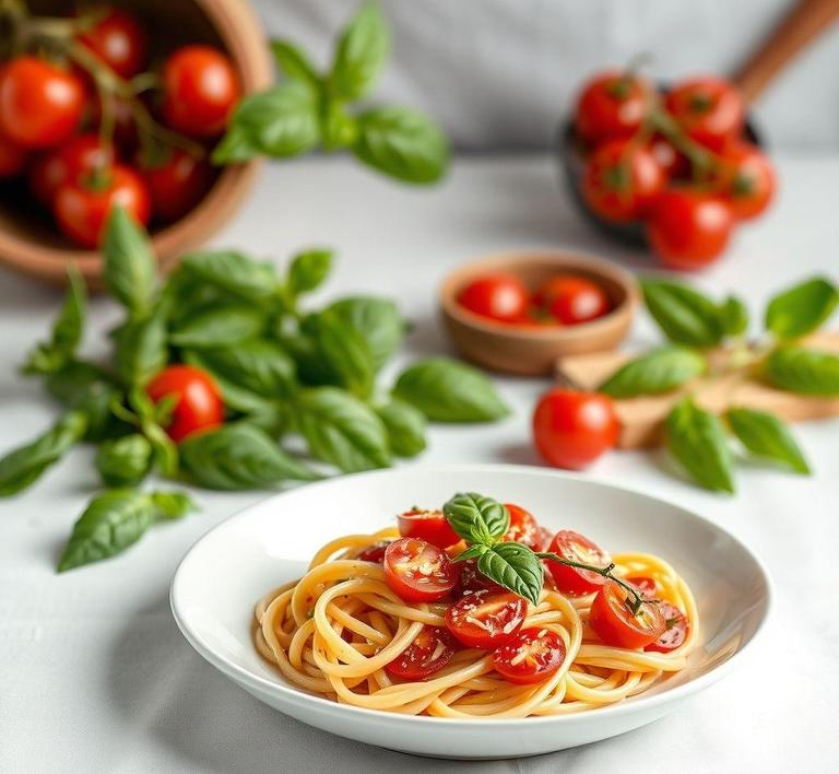 Cherry Tomato Basil Pasta