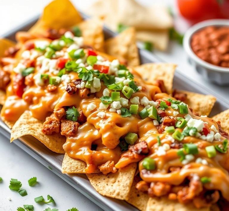 Chicken Enchilada Nachos