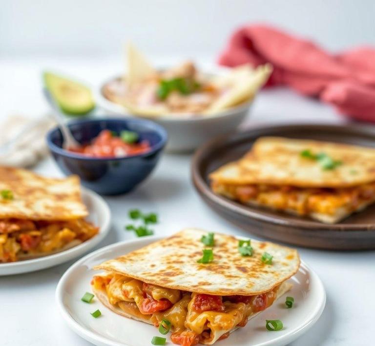 Chicken Enchilada Quesadillas