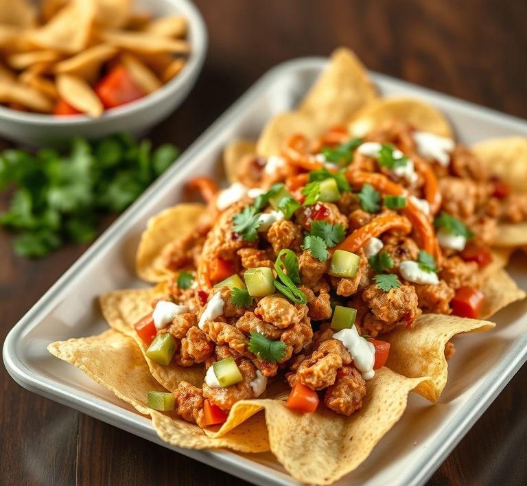 Chicken Fajita Nachos