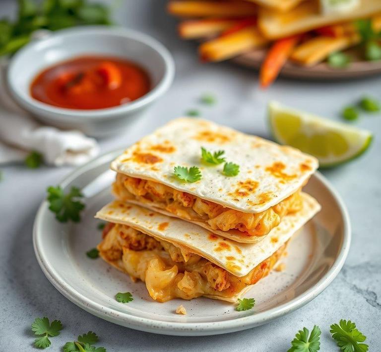 Chicken Patty Quesadilla