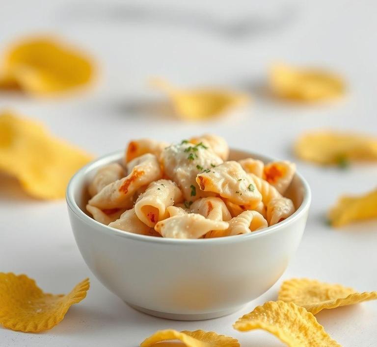Chicken Skin Pasta Chips