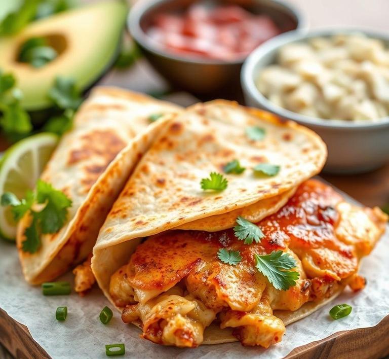 Chicken Thigh Quesadillas