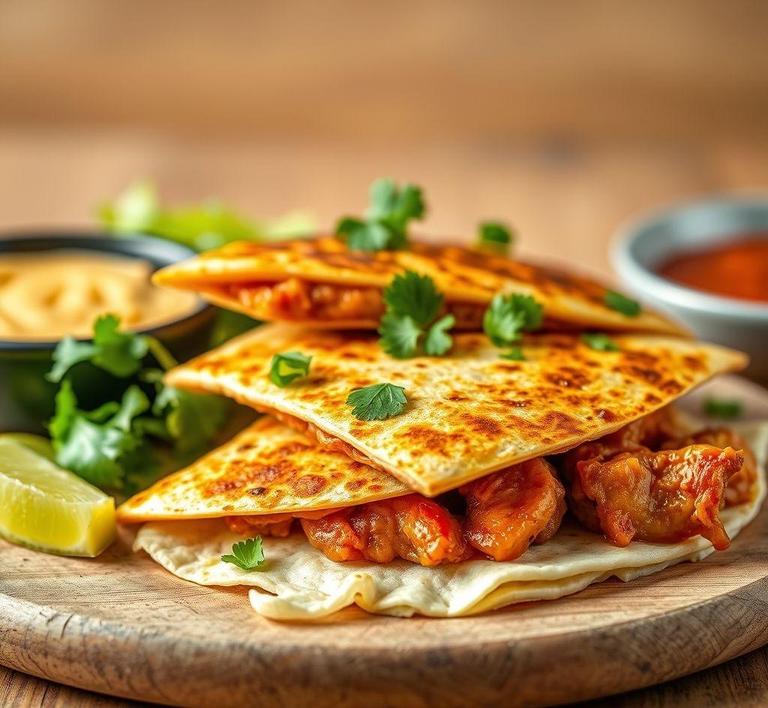 Chicken Wing Quesadillas