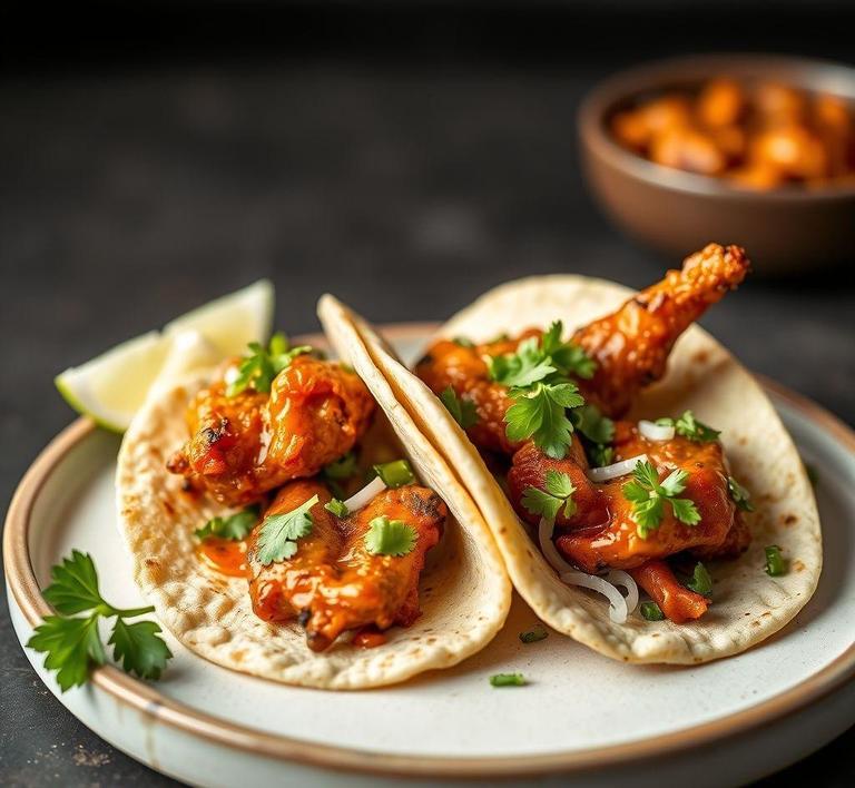 Chicken Wing Tacos