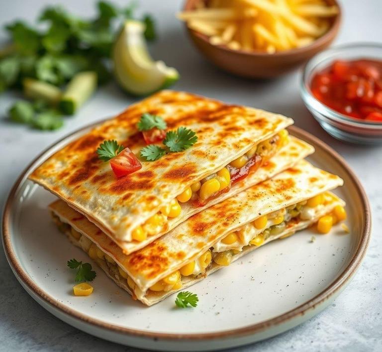 Corn Casserole Quesadillas