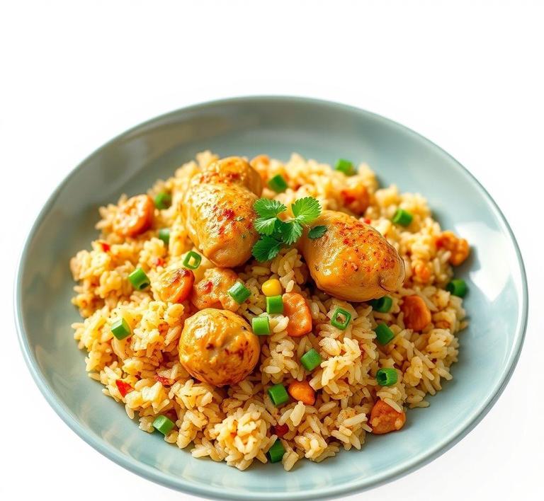 Cornish Hen Fried Rice