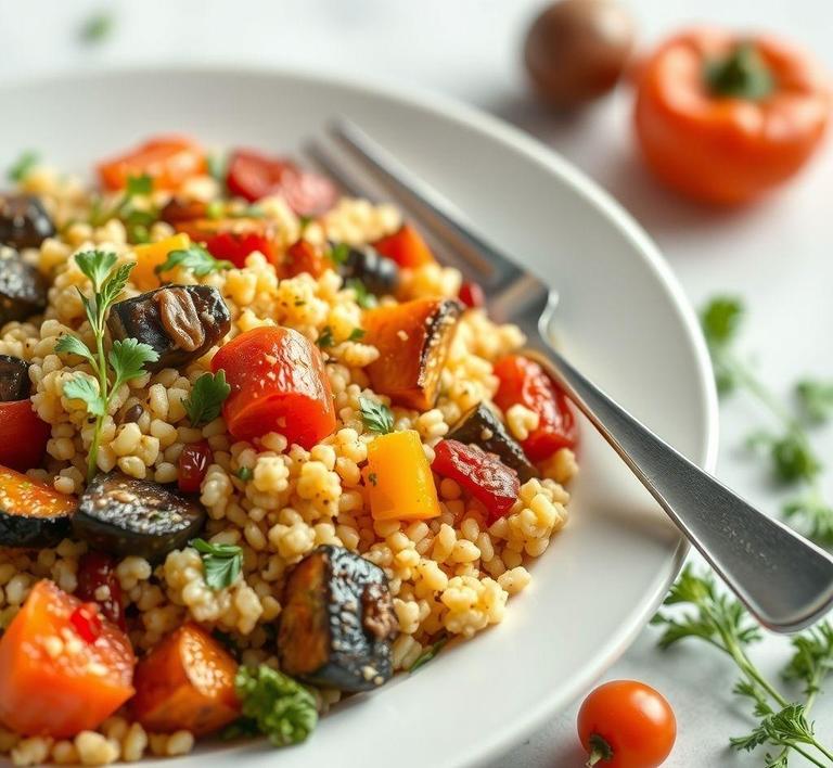 Couscous Salad with Roasted Vegetables