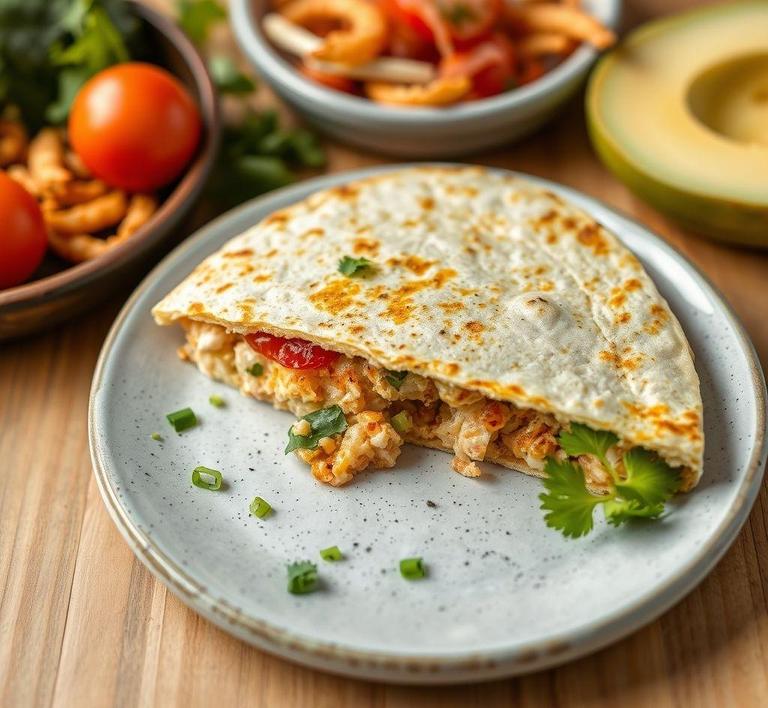 Crab Cake Quesadilla