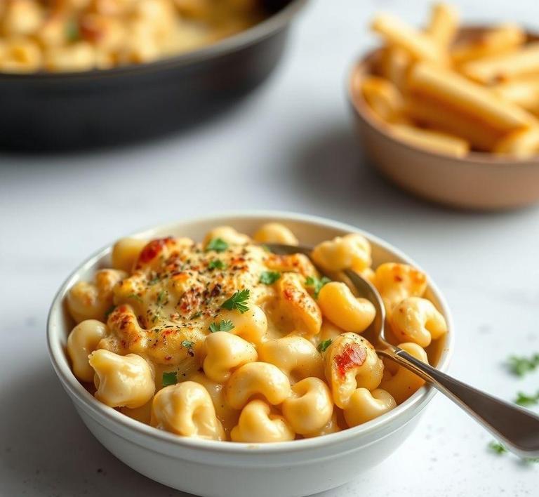 Crack Chicken Mac and Cheese