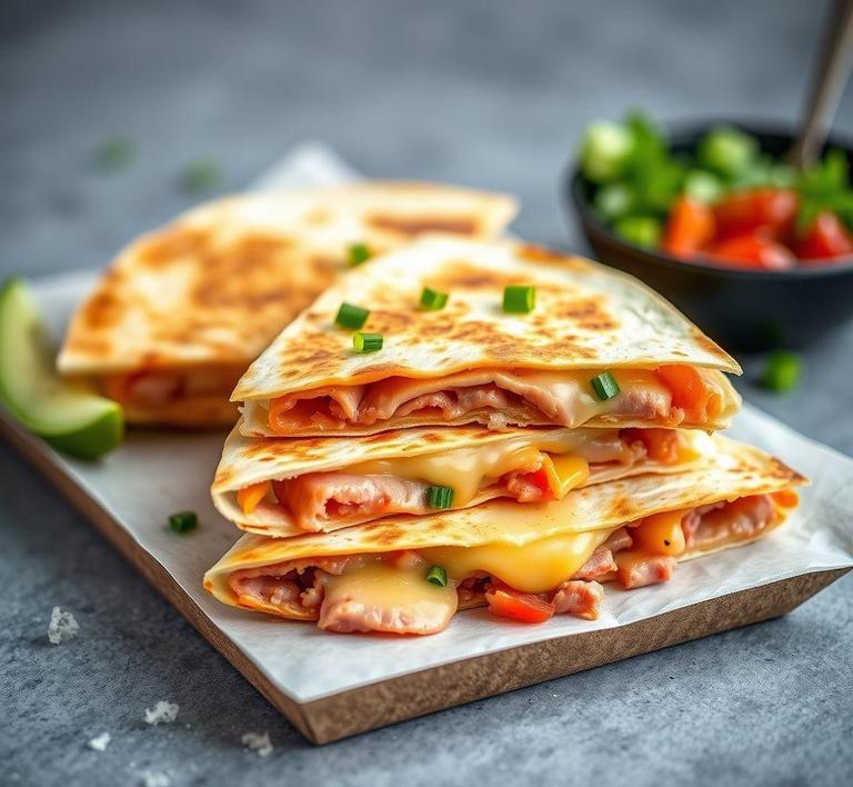 Deli Meat and Cheese Quesadillas