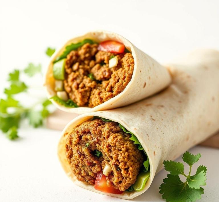 Falafel Breakfast Wrap