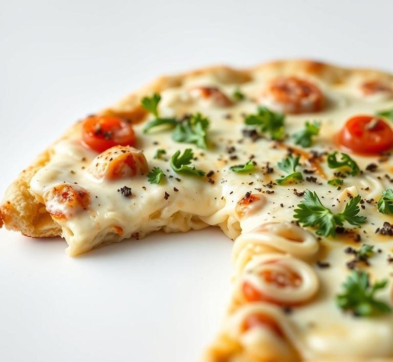 Fettuccine Alfredo Pizza