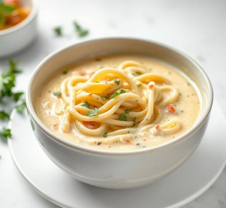 Fettuccine Alfredo Soup