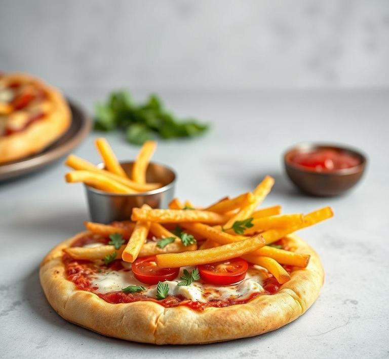 French Fry Pizza